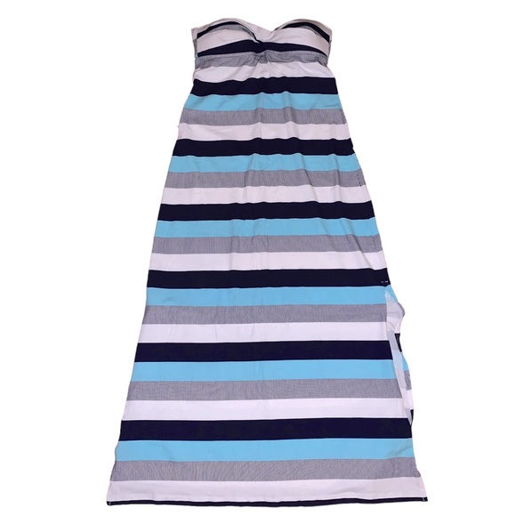 Tommy Bahama Dresses & Skirts - Tommy Bahama Bold Stripe Coverup Dress w/Tie Backs & Slits Size Medium/Tall